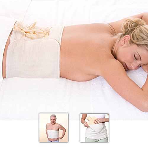 P. Jentschura LeibWickel mit Anleitung basischer Wickel für Bauch und Brust, 88-120 cm